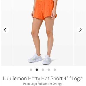 Lululemon Hotty Hot Shorts Size 8